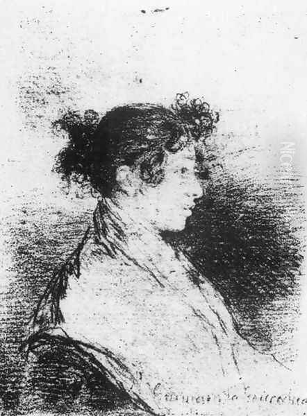 Gumersinda Goicoechea, Goya's Daughter-in-Law Oil Painting by Francisco De Goya y Lucientes