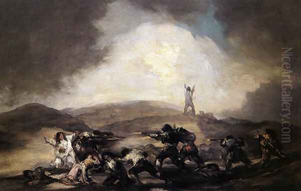 Robbery Oil Painting by Francisco De Goya y Lucientes