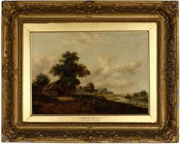 On The Yare Oil Painting by George Vincent