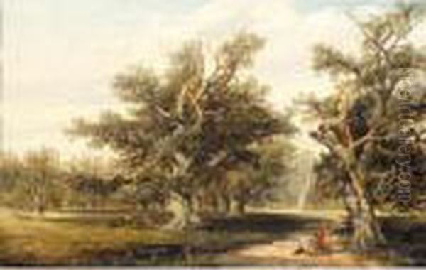 Windsor Great Park Oil Painting by George Vincent