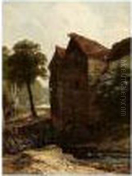 The Mill House Oil Painting by George Vincent