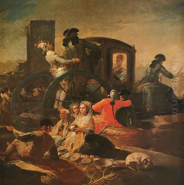 The Pottery Vendor Oil Painting by Francisco De Goya y Lucientes