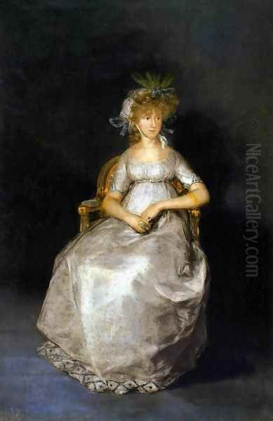 The Countess of Chinchon Oil Painting by Francisco De Goya y Lucientes