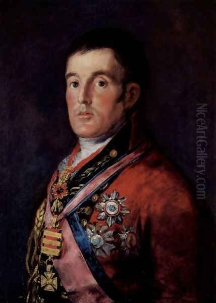 The Duke of Wellington Oil Painting by Francisco De Goya y Lucientes