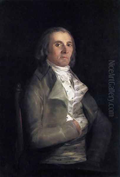 Portrait of Andrés del Peral Oil Painting by Francisco De Goya y Lucientes