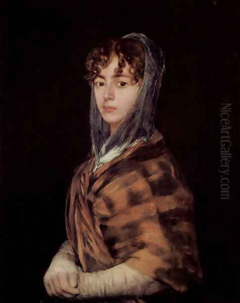 Francisca Sabasa Garcia Oil Painting by Francisco De Goya y Lucientes