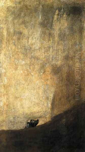 The Dog Oil Painting by Francisco De Goya y Lucientes