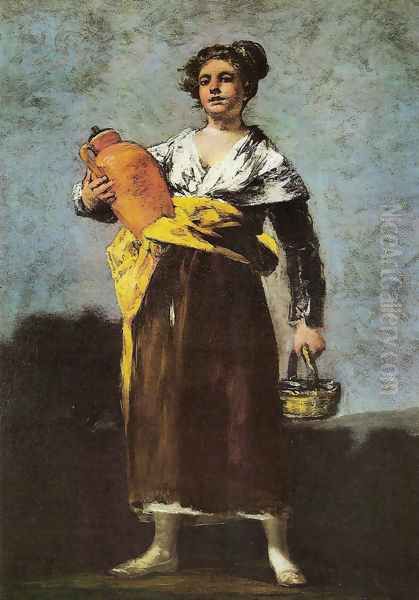 Water Carrier Oil Painting by Francisco De Goya y Lucientes