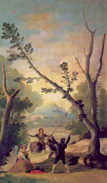 The Swing Oil Painting by Francisco De Goya y Lucientes