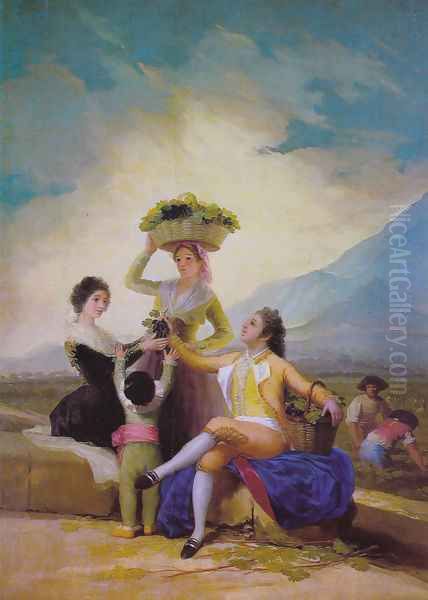 The Vintage Oil Painting by Francisco De Goya y Lucientes