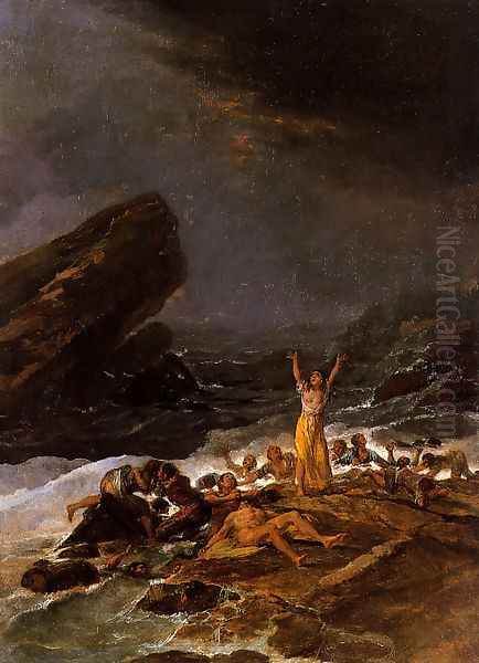 Naufragiogoya Oil Painting by Francisco De Goya y Lucientes