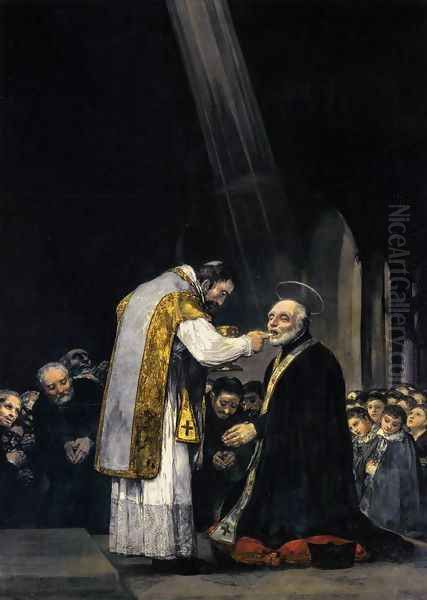 The Last Communion of St Joseph of Calasanz Oil Painting by Francisco De Goya y Lucientes