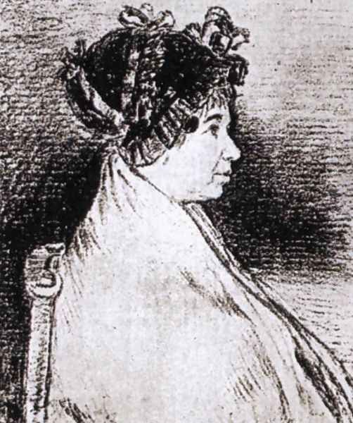 Josefa Bayeu Oil Painting by Francisco De Goya y Lucientes