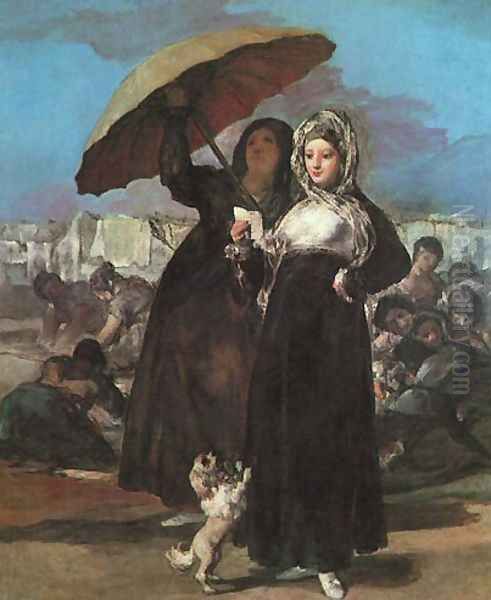 Young Majas Oil Painting by Francisco De Goya y Lucientes