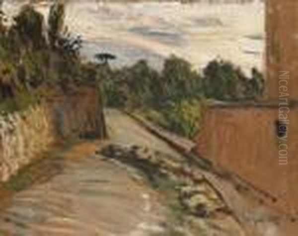 Strada Di Campagna Oil Painting by Eugenio Viti