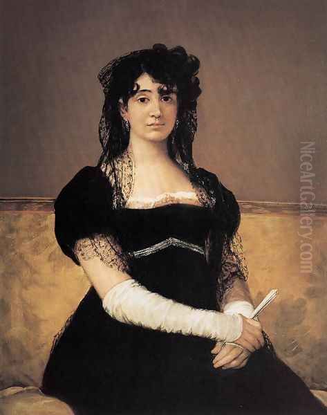 Portrait of Antonia Zárate Oil Painting by Francisco De Goya y Lucientes