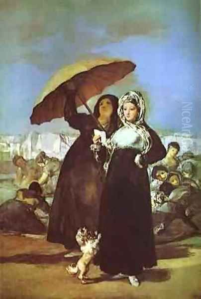 A Woman Reading A Letter 1812-14 Oil Painting by Francisco De Goya y Lucientes