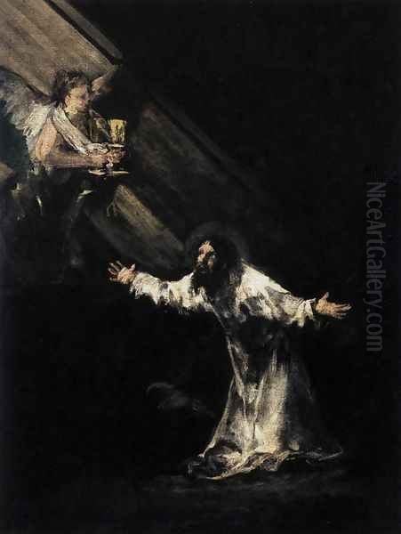 Christ on the Mount of Olives Oil Painting by Francisco De Goya y Lucientes