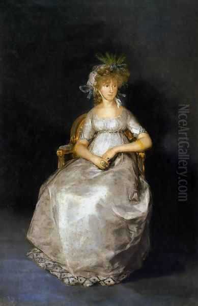 The Countess of Chinchón Oil Painting by Francisco De Goya y Lucientes