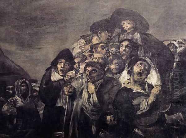 A Pilgrimage to San Isidro (detail) Oil Painting by Francisco De Goya y Lucientes