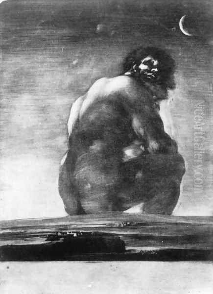 The Colossus 1 Oil Painting by Francisco De Goya y Lucientes