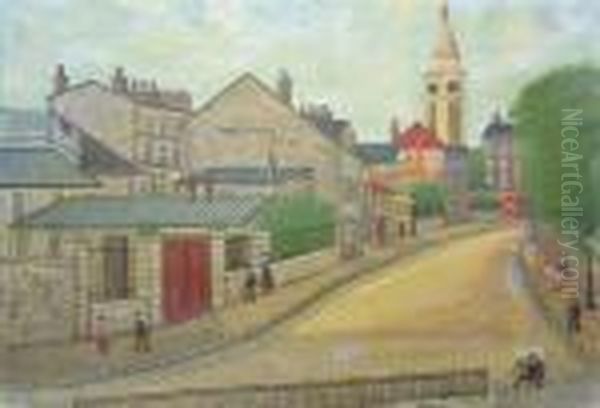 Le Village Oil Painting by Louis Vivin