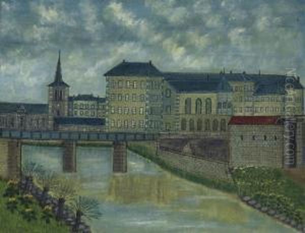 Institution Saint Marie, Belfort Oil Painting by Louis Vivin