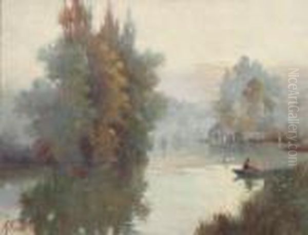 Senza Titolo Oil Painting by Giuseppe Vizzotto Alberti