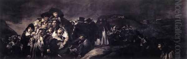 A Pilgrimage to San Isidro 2 Oil Painting by Francisco De Goya y Lucientes