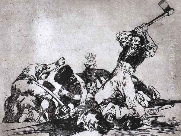 The same Oil Painting by Francisco De Goya y Lucientes