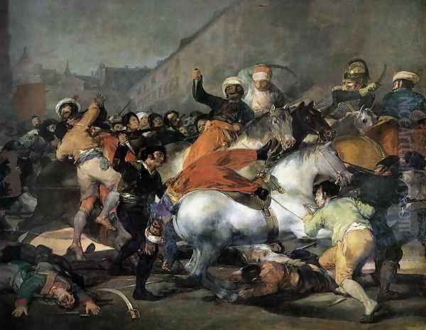 The Second of May, 1808, The Charge of the Mamelukes Oil Painting by Francisco De Goya y Lucientes