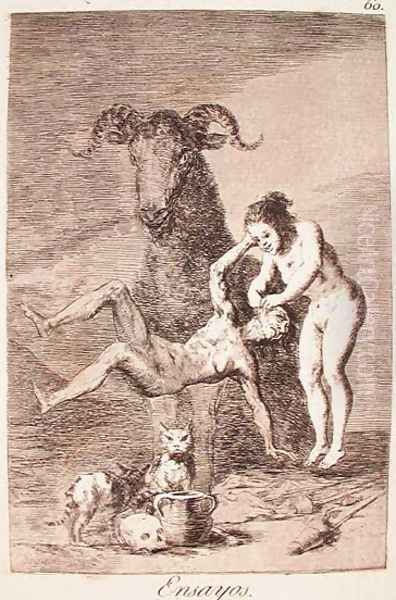 Trials Oil Painting by Francisco De Goya y Lucientes