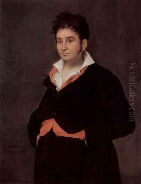 Portrait of Ramón Satué Oil Painting by Francisco De Goya y Lucientes