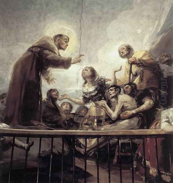 The Miracle of St Anthony (detail 1) Oil Painting by Francisco De Goya y Lucientes