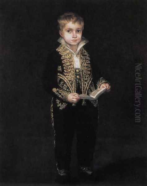 Portrait of Victor Guye Oil Painting by Francisco De Goya y Lucientes