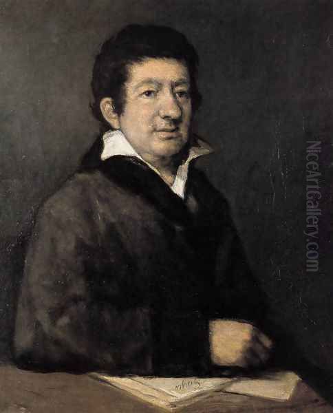 Portrait of the Poet Moratín Oil Painting by Francisco De Goya y Lucientes