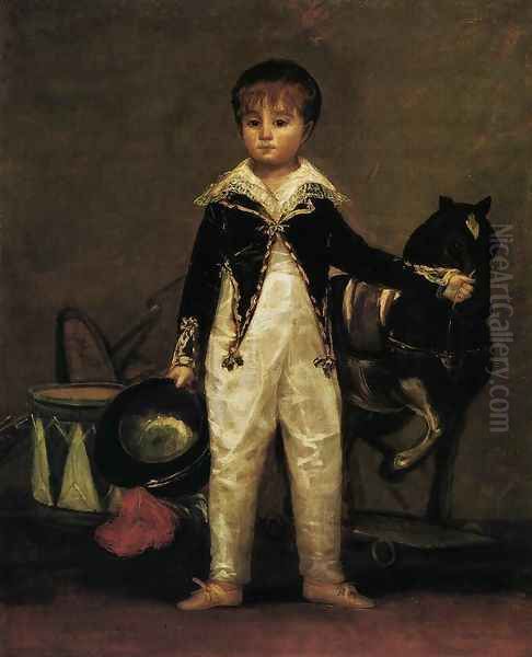 Pepito Costa y Bonells Oil Painting by Francisco De Goya y Lucientes