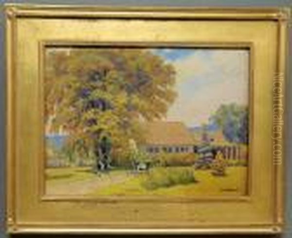 Landscape Oil Painting by Edward Charles Volkert