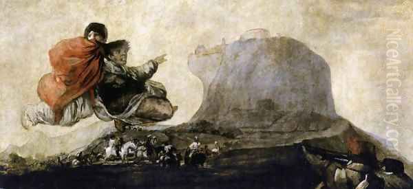 Asmodea 2 Oil Painting by Francisco De Goya y Lucientes