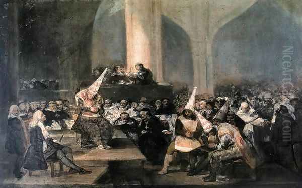 The Inquisition Tribunal Oil Painting by Francisco De Goya y Lucientes