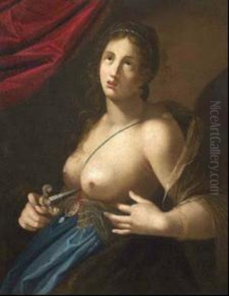 Lucrezia Oil Painting by Hans Von Aachen