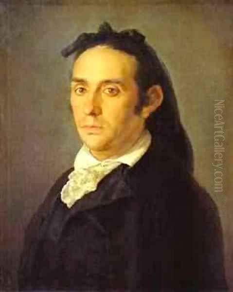 Portrait Of The Artist Julio Asensio Oil Painting by Francisco De Goya y Lucientes