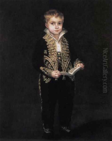 Portrait of Victor Guye 2 Oil Painting by Francisco De Goya y Lucientes