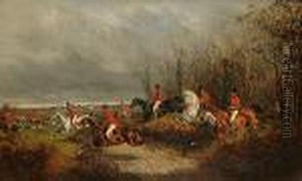 The Hunt Oil Painting by Alexander Ritter Von Bensa