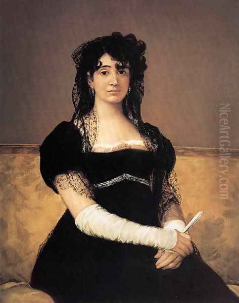 Portrait of Antonia Zarate Oil Painting by Francisco De Goya y Lucientes