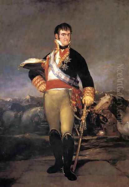 Portrait of Ferdinand VII 2 Oil Painting by Francisco De Goya y Lucientes