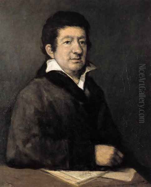 Portrait of the Poet Moratin Oil Painting by Francisco De Goya y Lucientes