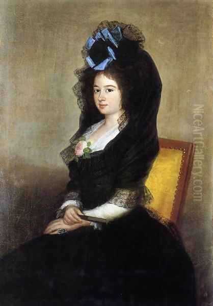 Dona Narcisa Baranana de Goicoechea Oil Painting by Francisco De Goya y Lucientes