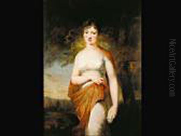 Portrait Der Hedwig Elisabeth Charlotte Von Schwerind Oil Painting by Carl Fredrik Von Breda