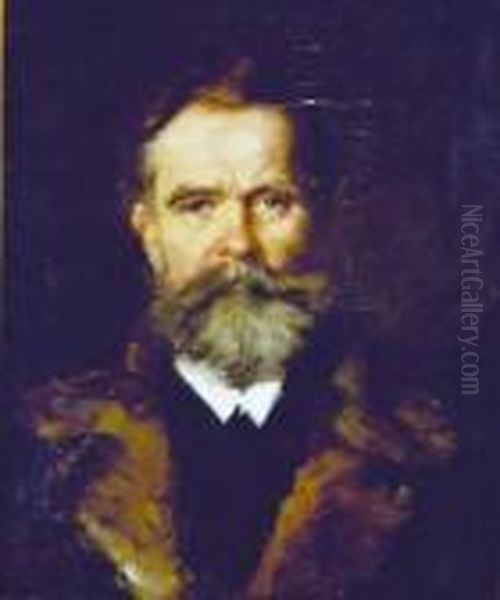 Selfportrait Oil Painting by Vaclav Brozik